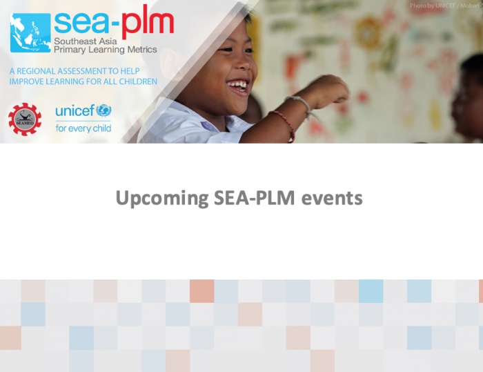 Upcoming SEA-PLM events