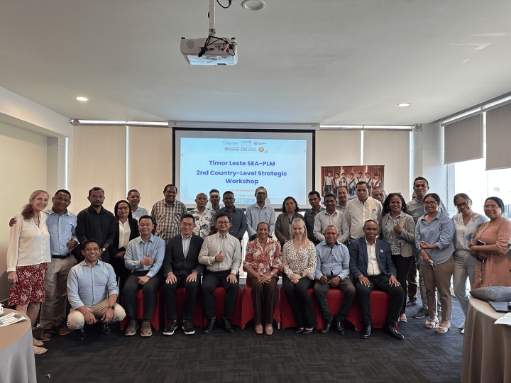 Group photo SEA-PLM Secretariat, SEAMEO Secretariat, UNICEF EAPRO, and Ministry of Education Timor-Leste