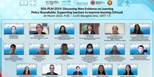 Policy Roundtable: SEAMEO member countries and experts discuss SEA-PLM’s new evidence to support teachers for learning post-COVID-19 in Southeast Asia
