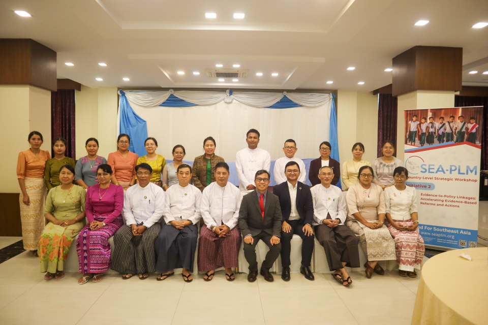 Group photos during the Country-Level workshop in Nay Pyi Taw, Myanmar