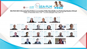SEA-PLM 2019: Discussing new evidence on learning - Policy Roundtable: Low Performing Readers (Virtual)